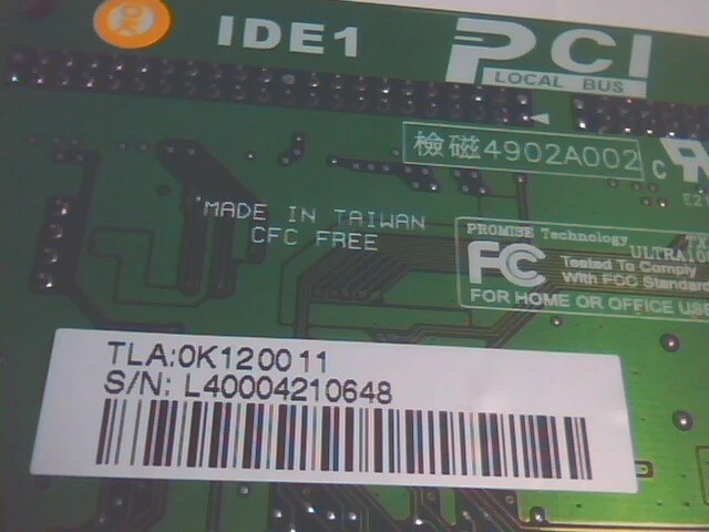 Promise Ultra100 TX2 V2.20.0.15 Dual IDE PCI Card - image 5