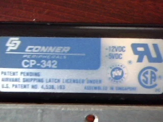 Hard Drive IDE Disk Conner Peripherals CP-342 C6PK1 HDD