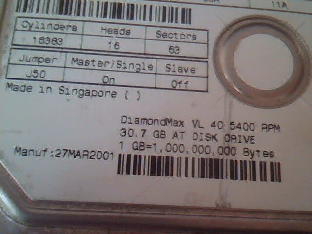 Hard Drive IDE Maxtor 33073H3 YAH814Y0 N256 DiamondMax - image 4