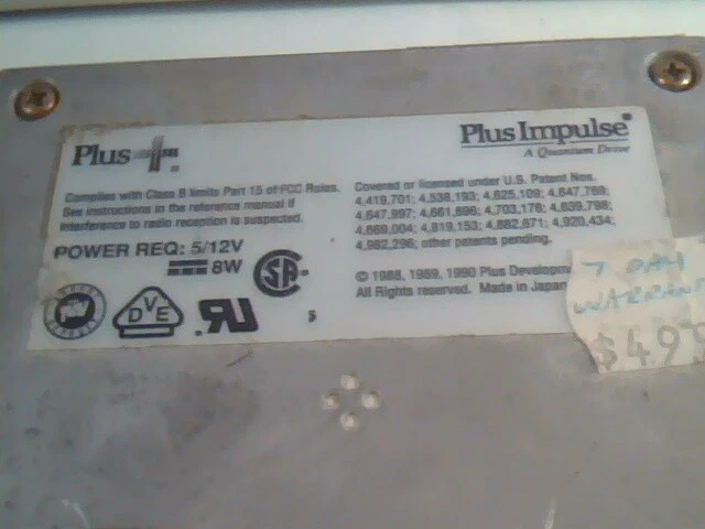 Hard Drive IDE Disk Plus Impulse 80AT 106ACK10383 A7300 - image 2