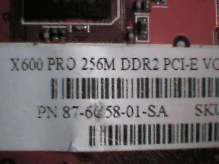 ATI X600 PRO 256M DDR2 PCI-E VGA/TVO/DVI-I Video Card - image 5