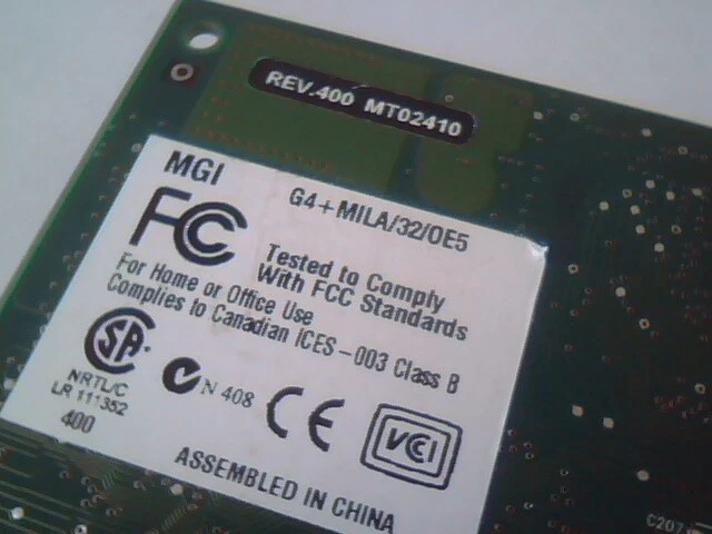 Matrox AGP Video Card G4+MILA/32/OE5 5064-9192 891-0401 - image 4