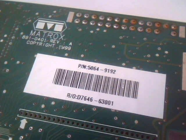 Matrox AGP Video Card G4+MILA/32/OE5 5064-9192 891-0401 - image 5