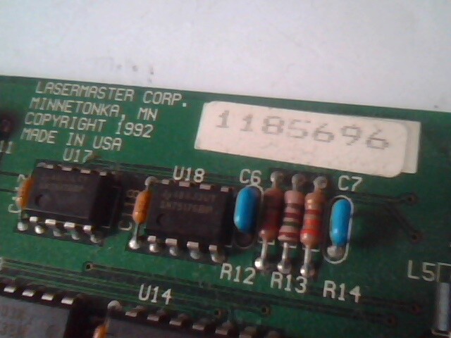 Lasermaster WinPrinter ISA Controller Card BD800360-004 — image 2