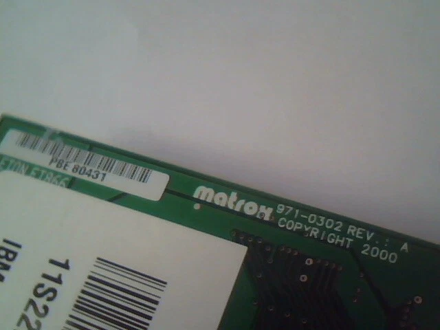 Video Card AGP Dual Matrox IBM 22P1987 G45+MDHA16D/IBM - image 5