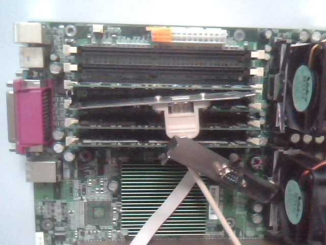 Motherboard Dual Xeon SuperMicro P4DME-M Rev 1.00 w/CPU - image 5