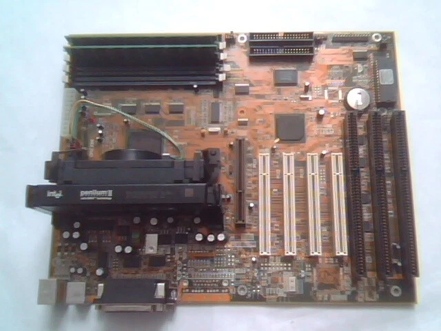 Pentium Motherboard Slot1 ZIDA 6MLX-1.01 Tomato Board