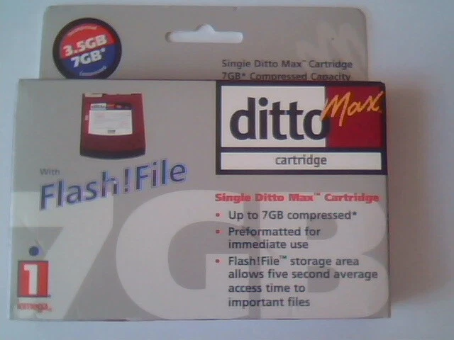 IOmega DittoMax Ditto Max Cartridge 7GB bulk lot 5 NEW - image 2