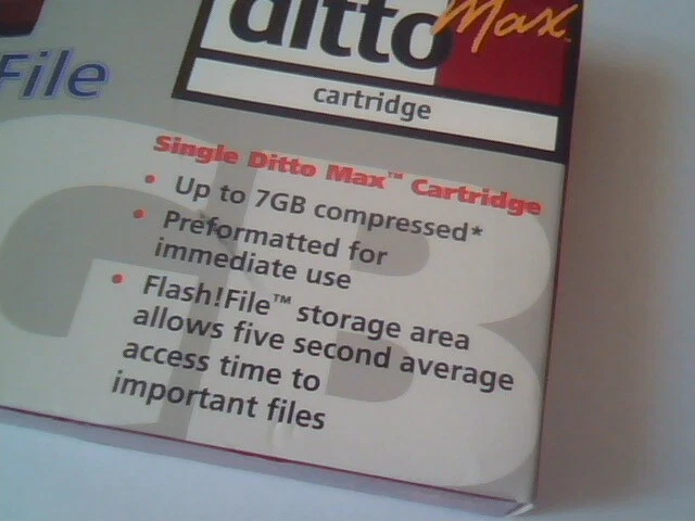 IOmega DittoMax Ditto Max Cartridge 7GB bulk lot 5 NEW - image 3