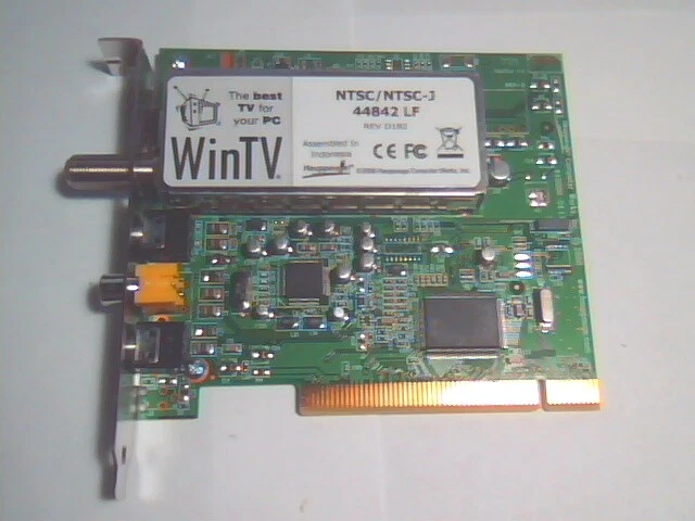 Hauppauge WinTV NTSC-3 44842 LF PCI Video Capture Card