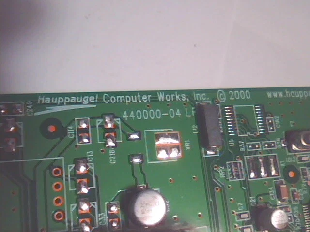 Hauppauge WinTV NTSC-3 44842 LF PCI Video Capture Card - image 3