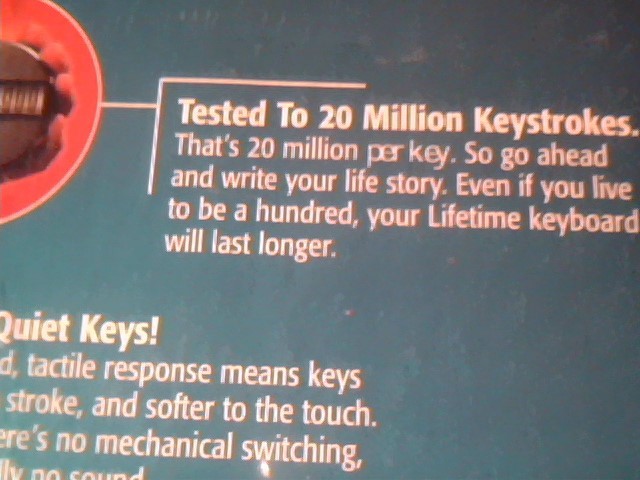 NEW Best Keyboard In The World Keytronic LT Classic w/ AT & PS/2 adapter quiet - image 3