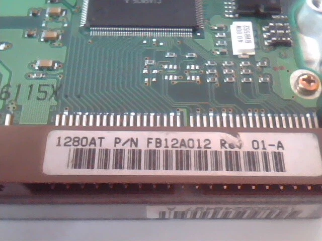 Hard Drive IDE Disk Quantum Fireball FB12A012 1280AT - image 3