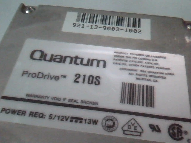Hard Drive SCSI Quantum ProDrive 210S 921-13-9003-1002 - image 2