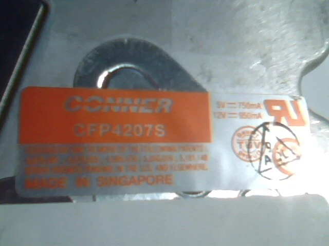 Hard Drive SCSI Disk Conner CFP4207S CFS07 B74N2.28 AV35124 - image 3