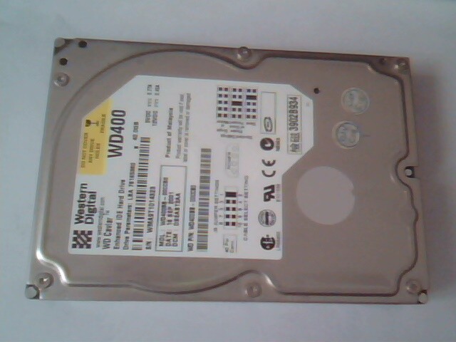 Hard Disk Drive IDE HDD Western Digital WD400BB-00CCB0 Caviar WD400 40GB