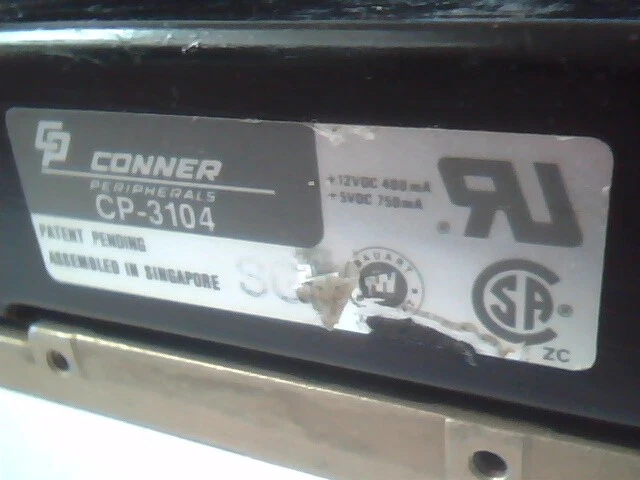 Hard Drive IDE Disk Conner Peripherals CP-3104 STO04
