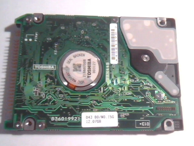 2.5 Hard Drive IDE Toshiba HDD2149 MK1214GAP 3892A930 - image 3