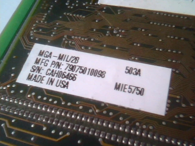 Matrox MGA-MIL/2B 576-05 581-02 PCI Video IS-STORM - image 5