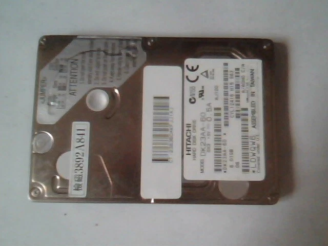 2.5 Hard Drive IDE Hitachi DK23AA-60 AJ100 3892A841 HDD