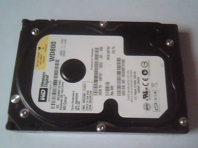 Hard Drive IDE Western Digital Caviar WD800BB-75JHC0 WD800 15650000 80GB