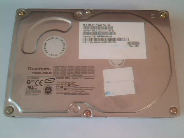 Hard Drive IDE Quantum Fireball Plus AS QMP40000AS-A 40GB A00
