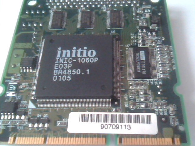 IBD76 MicroPCI SCSI/VGA Combo Card w/ Initio INIC1060 Ultra2 SCSI SM721G8 - image 2