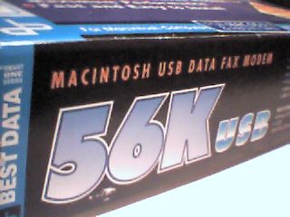 Best Data Smart One USB 56K External Modem for Mac Macintosh 56USBPMAC V.92 V.44 - image 3