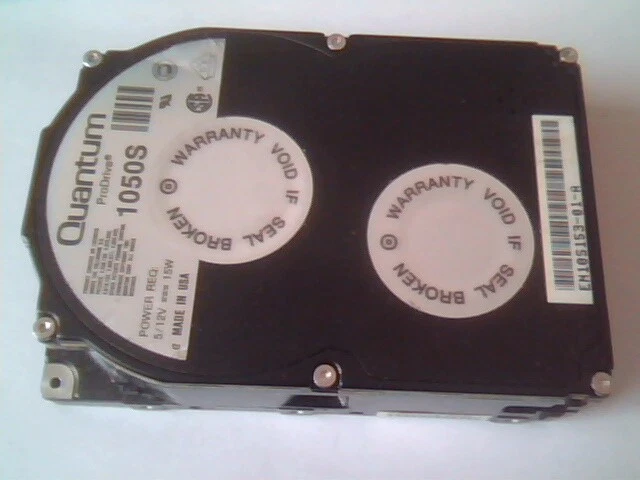 Hard Drive SCSI Disk Quantum ProDrive 1050S EN10S153-01-A 1311000