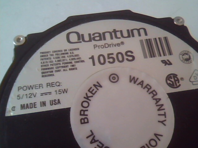 Hard Drive SCSI Disk Quantum ProDrive 1050S EN10S153-01-A 1311000 - image 3