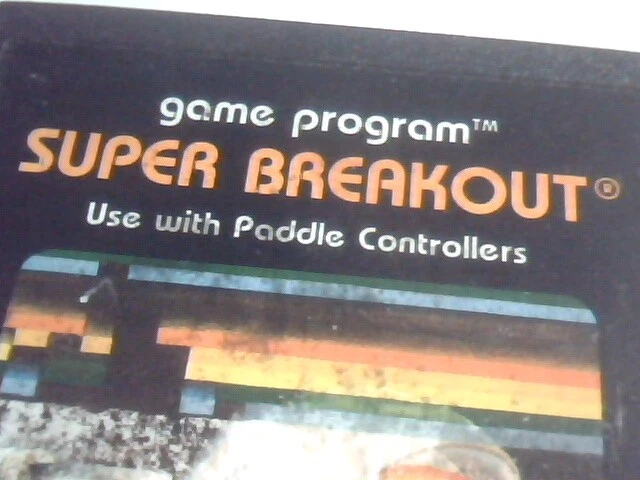 Super Breakout CX2608 1978 Game Cartridge ATARI - image 2