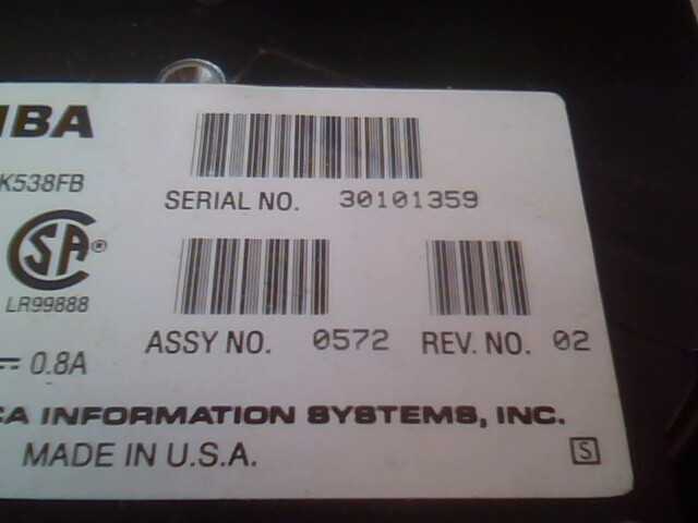 Hard Drive SCSI Disk Toshiba MK538FB A3324221 0572 Rev 02 HDD 1.2G Ontario - image 3