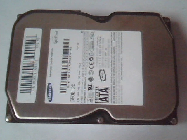 Hard Drive SATA Disk Samsung SpinPoint SP0812C 0693J1FX210011 MS E-H011-03-2475
