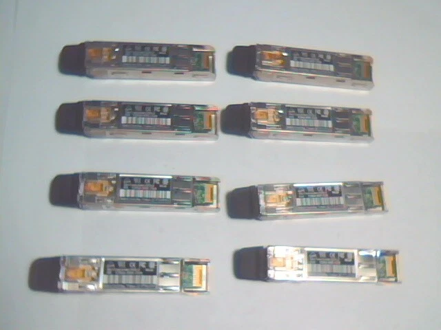 (8) Infineon 2G 2Gb SFP GBIC Transceiver V23848-M305-C56W Tri-Rate Lot of 8 pcs