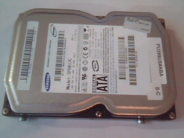 Hard Disk Drive SATA Samsung Spinpoint SP0812C 0896J1FY311725 350388-001 80GB