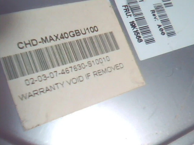 Hard Drive Disk IDE Maxtor D740X-6L MX6L040J2 VQ40A015-01-C 19K1568 40GB - image 4