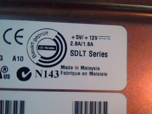 DLT Tape Drive Quantum TR-S12XA-EG A10 R1-80010-07 B02 A10 SDLT Series SCSI - image 2