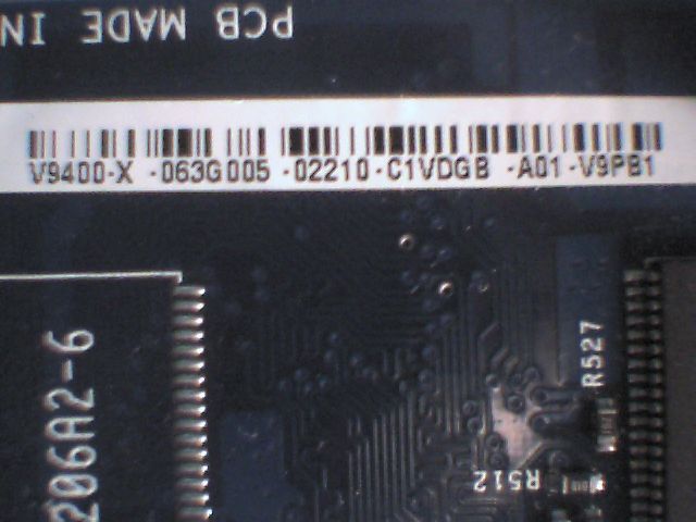Video Card AGP ASUS V9400-X/TD/64M/A V9400-X 063G005-02210 63F005 08-170054650 - image 5