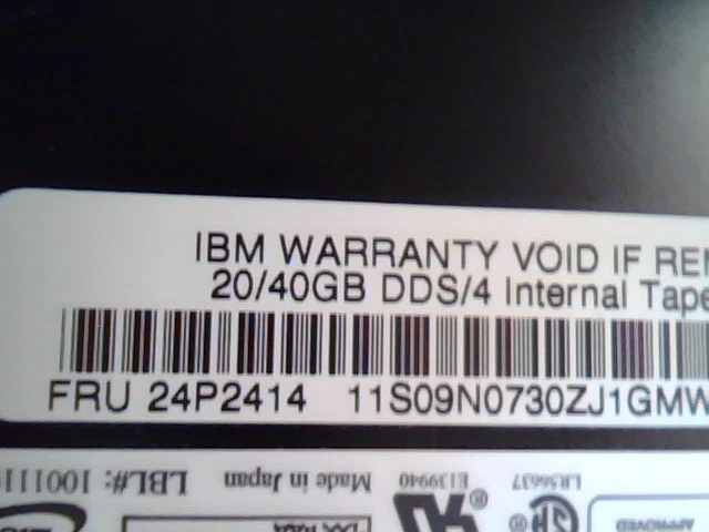 SCSI DAT Tape Drive Seagate IBM STD2401LW TC4200-123 E-H026-00-4395 24P2414 - image 4