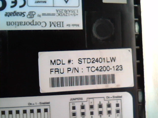 SCSI DAT Tape Drive Seagate IBM STD2401LW TC4200-123 E-H026-00-4395 24P2414 - image 6