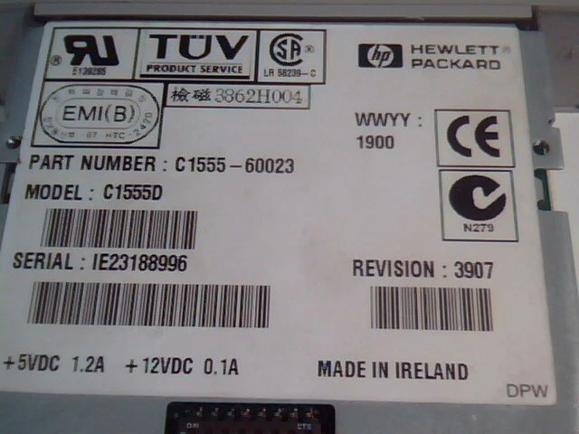 SCSI DAT Tape Drive HP Invent Surestore Dat 24 C1555 C1555D DDS3 various models - image 3