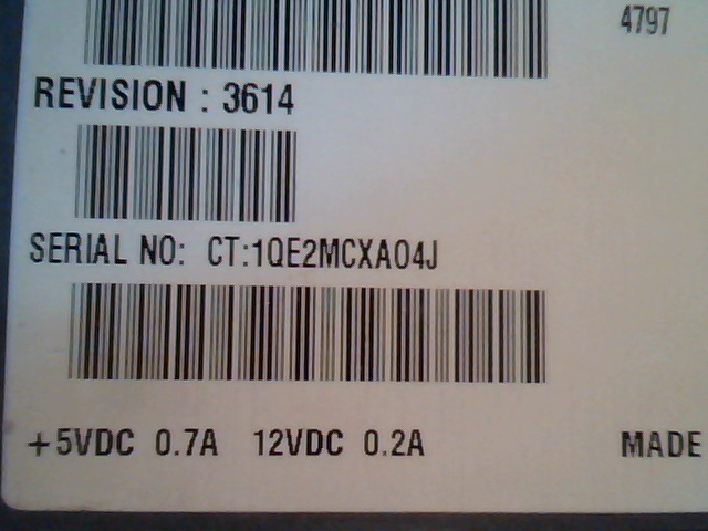SCSI DAT Tape Drive HP C1536-20480 3614 TS177473 14274-201 E13985 67121 - image 2