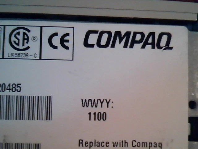 SCSI DAT Tape Drive Compaq C1537-20485 242401-001 3842 12/24 GB LR482790 - image 4