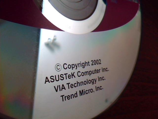 Driver CD ASUS VIA DDR Chipset Series Support CD Audio Driver M 229 PC Probe - image 3