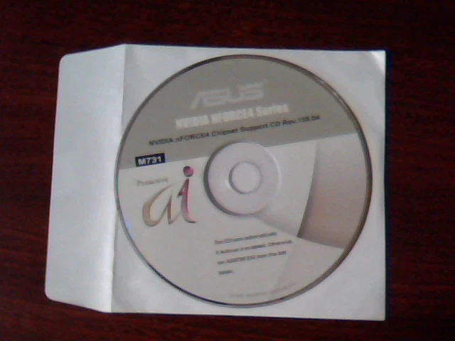 Driver Support CD ASUS NVIDIA nFORCE4 Series Chipset M731 ai Rev.159.04