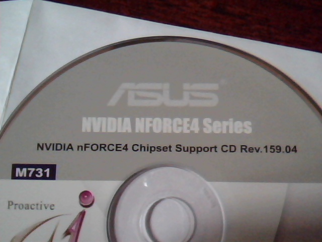 Driver Support CD ASUS NVIDIA nFORCE4 Series Chipset M731 ai Rev.159.04 - image 2