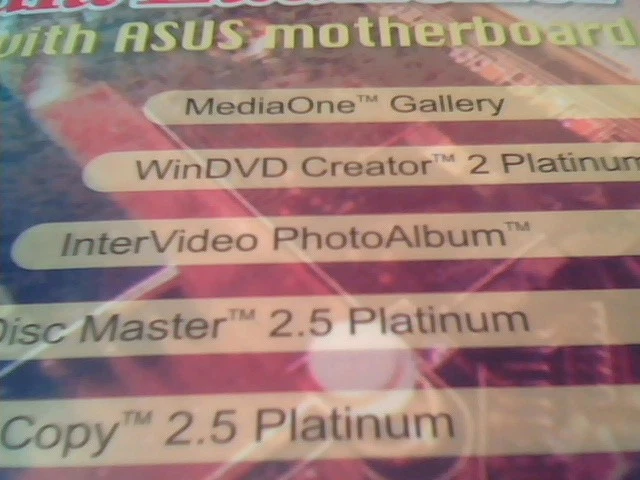 Driver Support CD ASUS Media Launcher InterVideo WinDVD Suite Enhanced M857 - image 5
