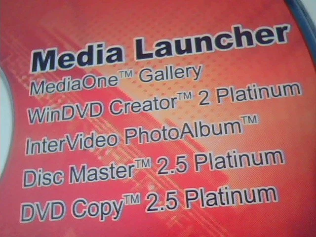 Driver Support CD ASUS Media Launcher InterVideo WinDVD Suite Enhanced M857 - image 6