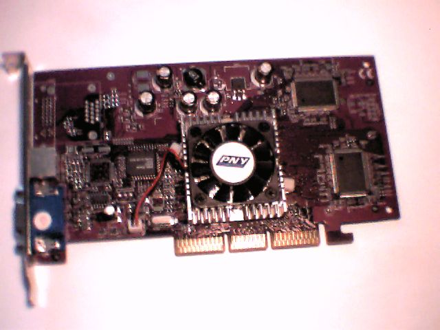 PNY GF4MX440AGP 64MB 8X AGP Video Card VCG4MX44APB TVOUT TV-OUT VCG4MX44APB - image 2
