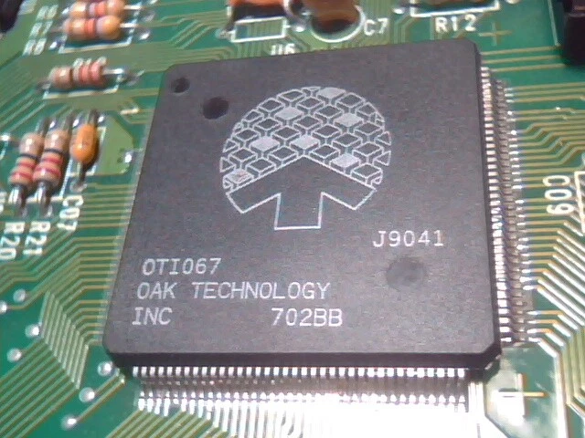 Tricom OAK OTI067 ISA Video Card 512K RAM MUSIC TR9C1710-66PCA 8514 Portrait - image 4